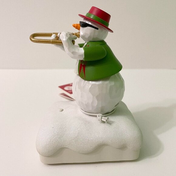 Hallmark Snowman Wireless Band Trombone Tony Music and Movement Flaws - Picture 5 of 17